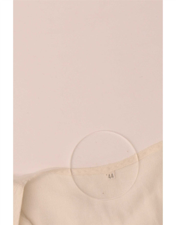 Blusa vintage para mujer IT 44 Medium White