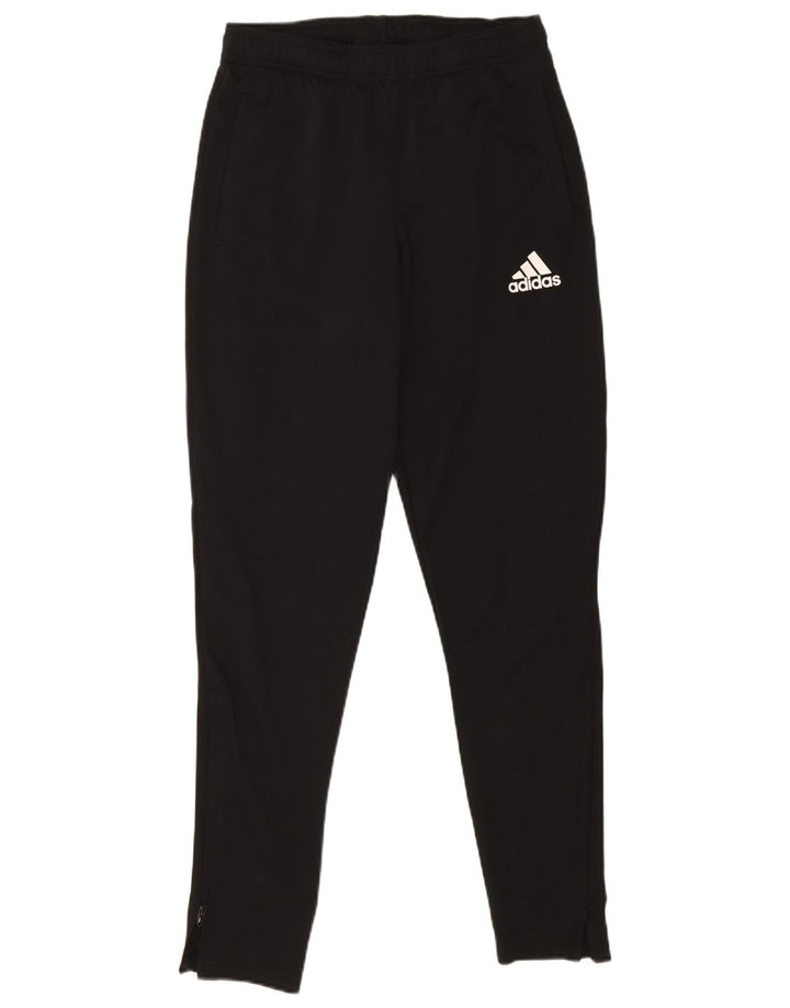 Adidas Mens Climalite Chándal Pantalones Pequeños Negro Poliéster