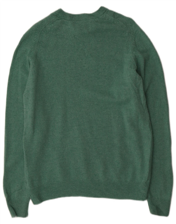 MARKS & SPENCER Suéter tipo jersey con cuello redondo para mujer UK 40 Verde medio