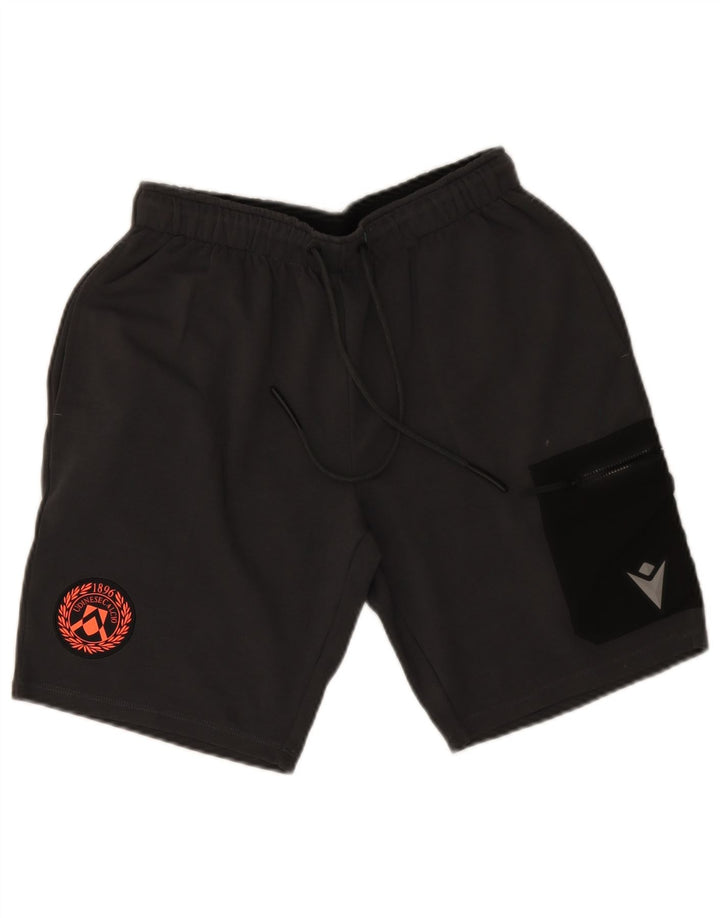 Macron Hombre Udinese Calcio Shorts Deportivos Algodón Gris Medio