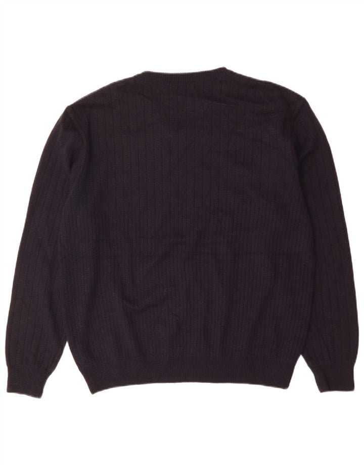 Marks & Spencer Suéter con Cuello en V para Hombre Grande Acrílico Azul Marino