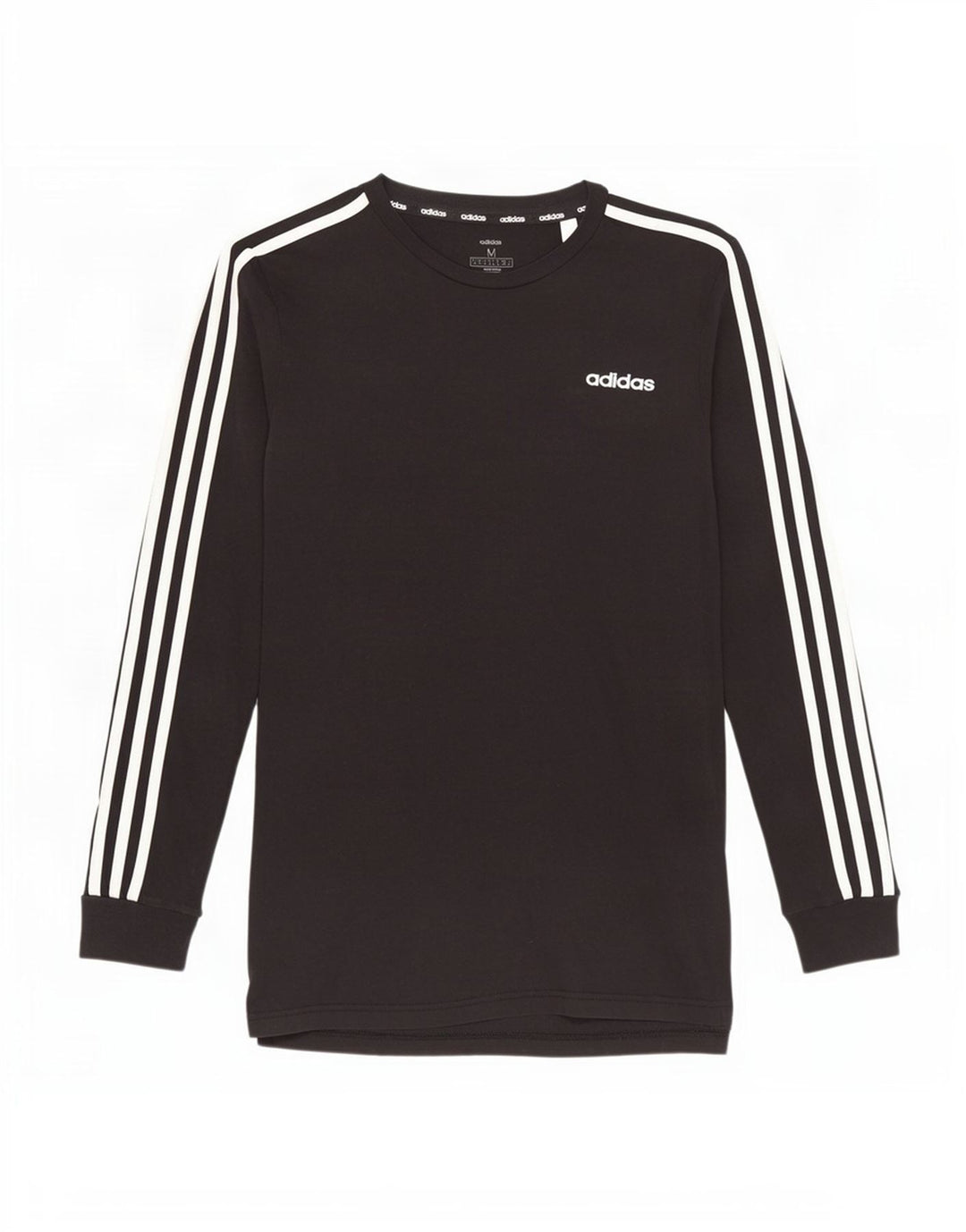 Adidas Hombre Top Manga Larga Medio Negro Algodón