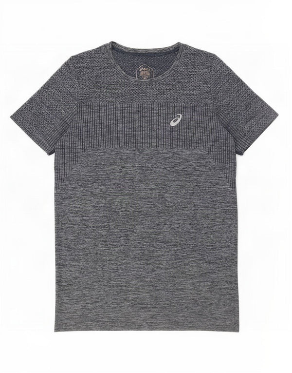 Camiseta Asics Hombre Top Medium Azul Marino Moteado