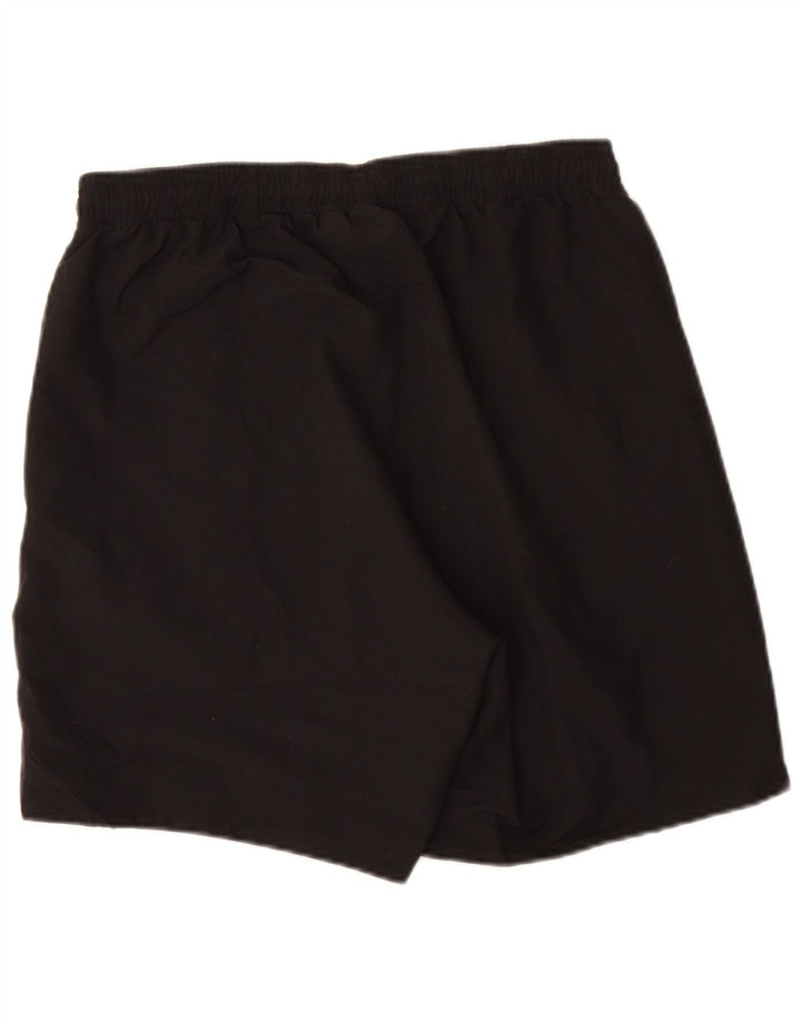 Adidas Pantalones cortos deportivos gráficos para hombre Poliéster negro mediano