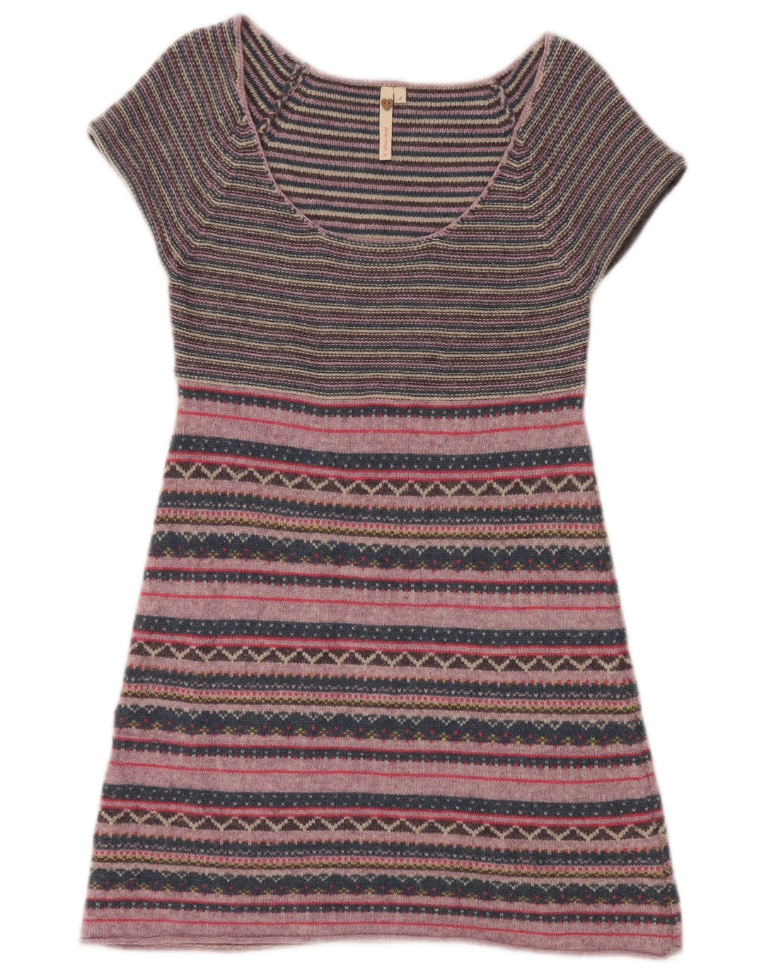 Vestido tipo jersey para mujer de White Stuff, talla 40, talla pequeña, multicolor, a rayas