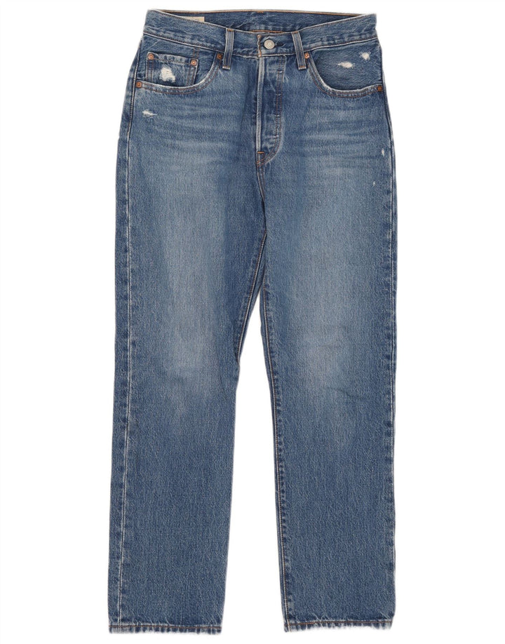 Vaqueros Levi's Mujer 501 Rectos W27 L29 Algodón Azul