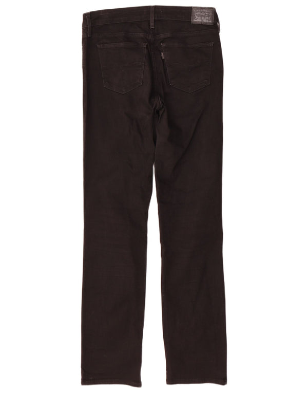 Levi's Mujer 712 Slim Jeans W30 L32 Algodón Negro