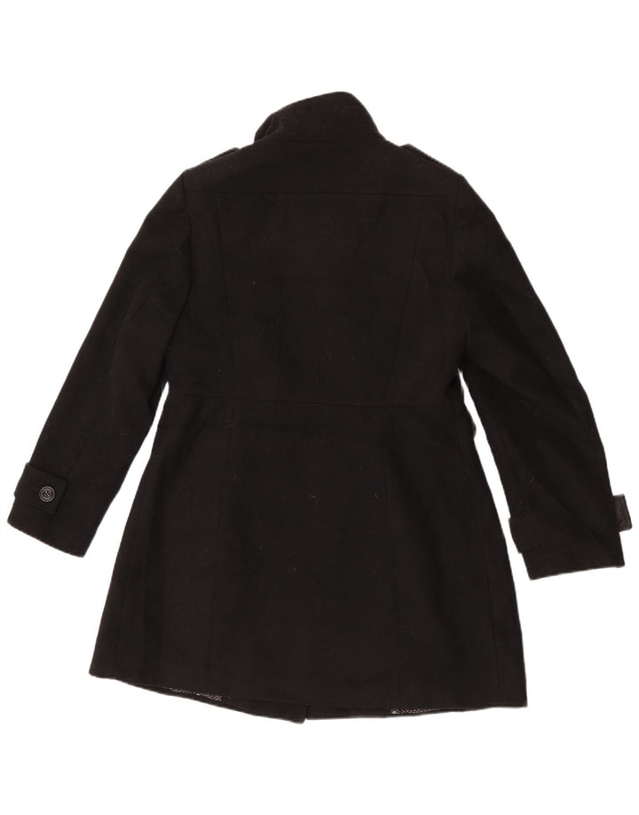 Marks & Spencer Chaquetón Petite para mujer UK 40 Pequeño Poliéster negro