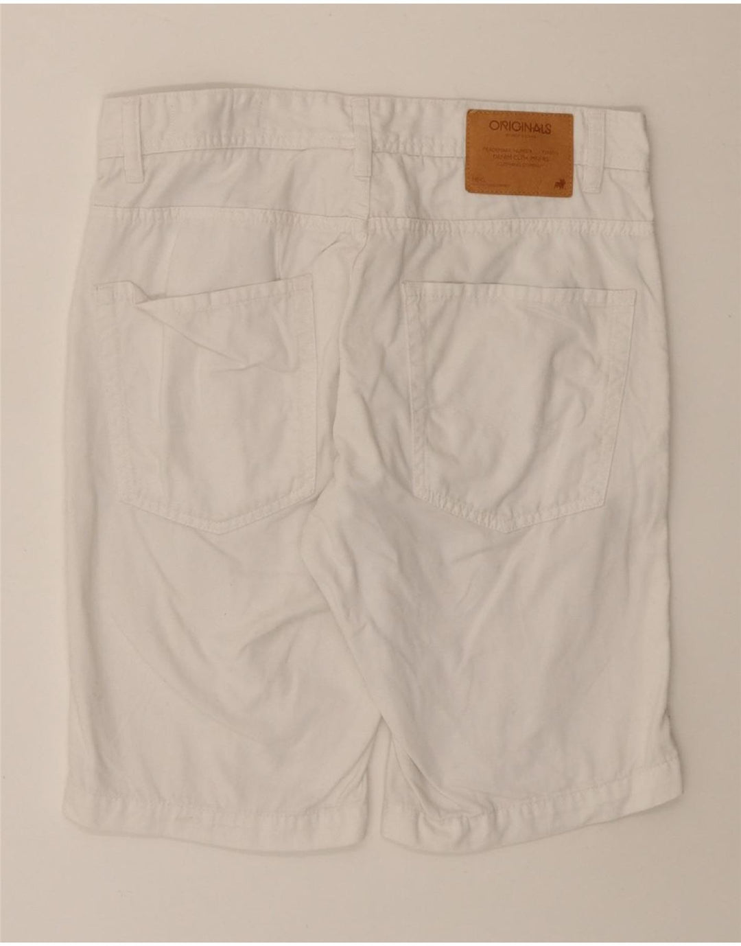 JACK & JONES Shorts vaqueros para hombre W30 Medium White Cotton