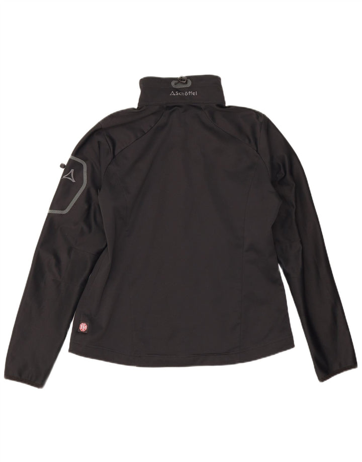 Schoffel Chaqueta de chándal para mujer UK 40 Grande Poliéster negro
