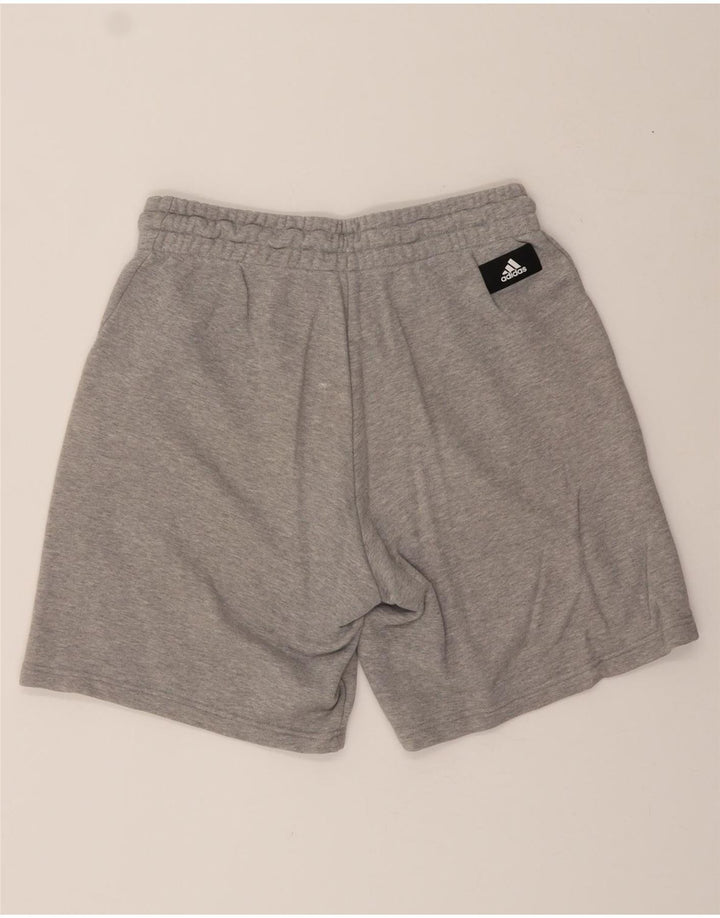ADIDAS Mens Graphic Sport Shorts Medium  Grey Cotton Vintage Adidas and Second-Hand Adidas from Messina Hembry 