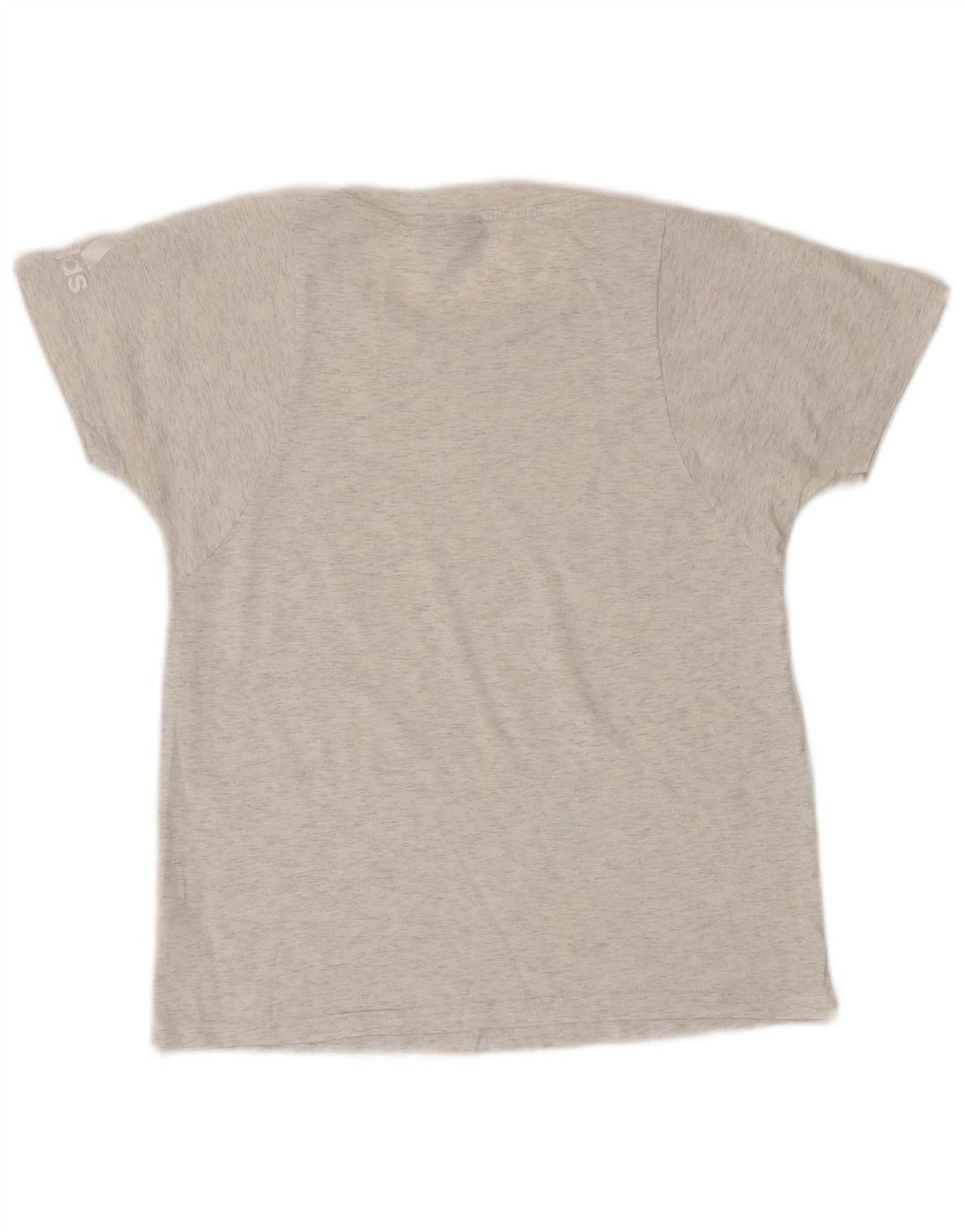 Adidas Camiseta para mujer Top UK 12 Algodón gris medio