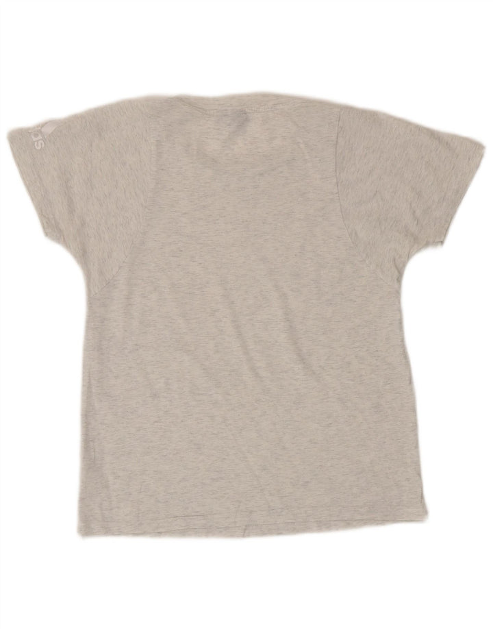 Adidas Camiseta para mujer Top UK 12 Algodón gris medio