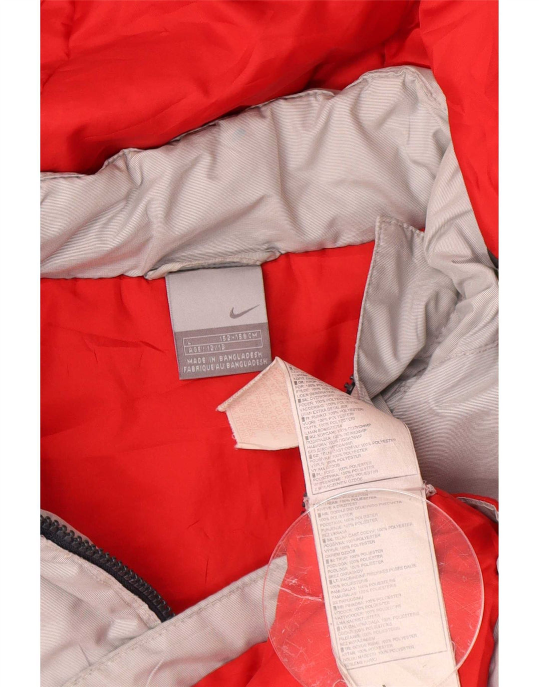 Nike - Chaqueta cortavientos para niños, talla grande, multicolor, 12-13 años