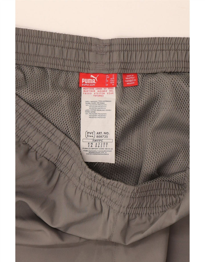 Puma Pantalones De Chándal Graphic Capri Para Hombre Poliéster Gris Medio