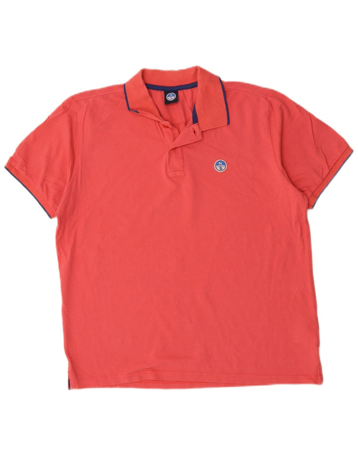 NORTH SAILS Polo Hombre Algodón Rojo Medio
