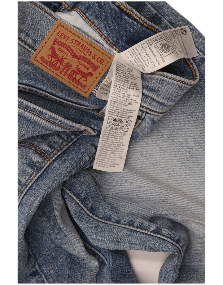 Vaqueros Levi's Mujer 314 Shaping Straight W27 L30 Algodón Azul