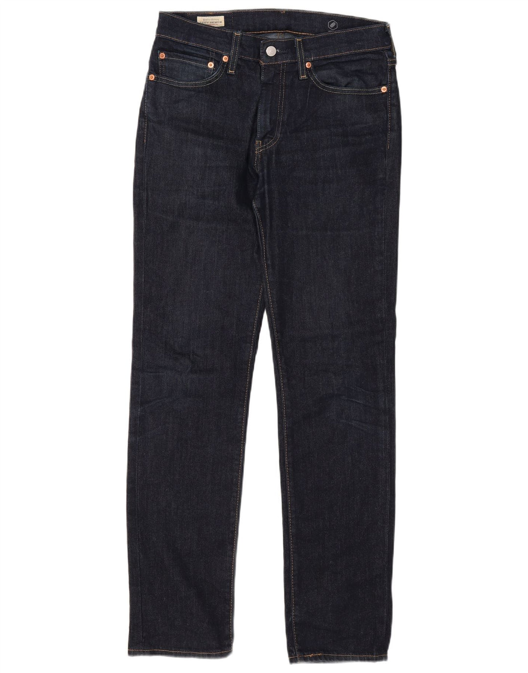 Levi's Mens 511 Slim Jeans W31 L32 Azul Marino Algodón Clásico