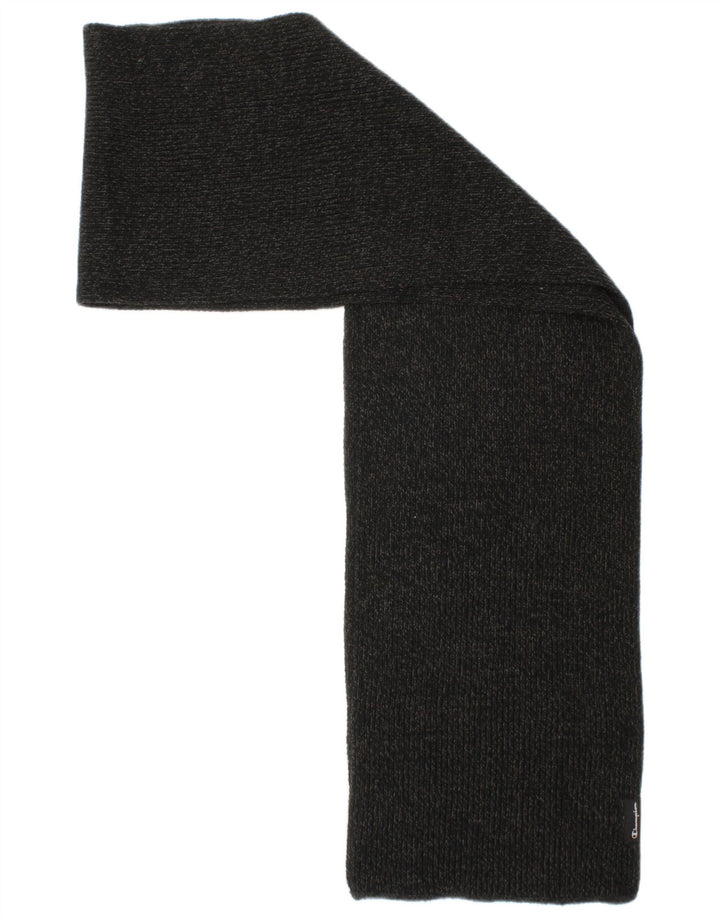 Champion Bufanda rectangular de punto para hombre, talla única, acrílico gris