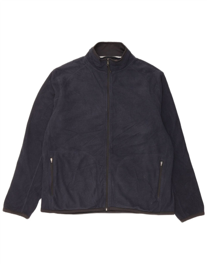 Marks & Spencer Chaqueta polar para hombre UK 42 XL Poliéster azul marino