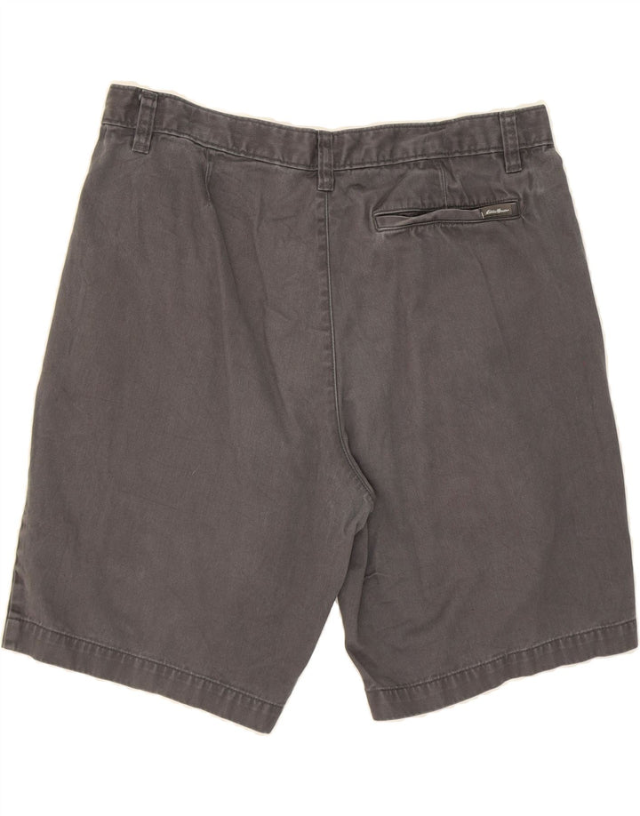EDDIE BAUER Mens Chino Shorts W34 Large Grey Cotton Vintage Eddie Bauer and Second-Hand Eddie Bauer from Messina Hembry 