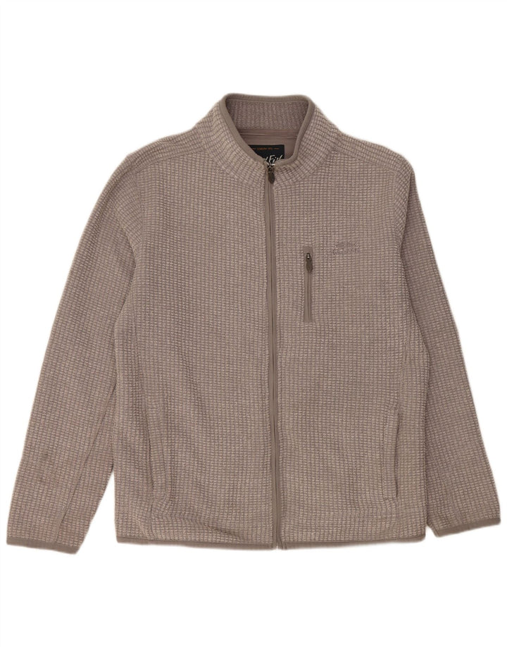 WEIRD FISH Chaqueta polar para hombre UK 40 Large Gris Poliéster