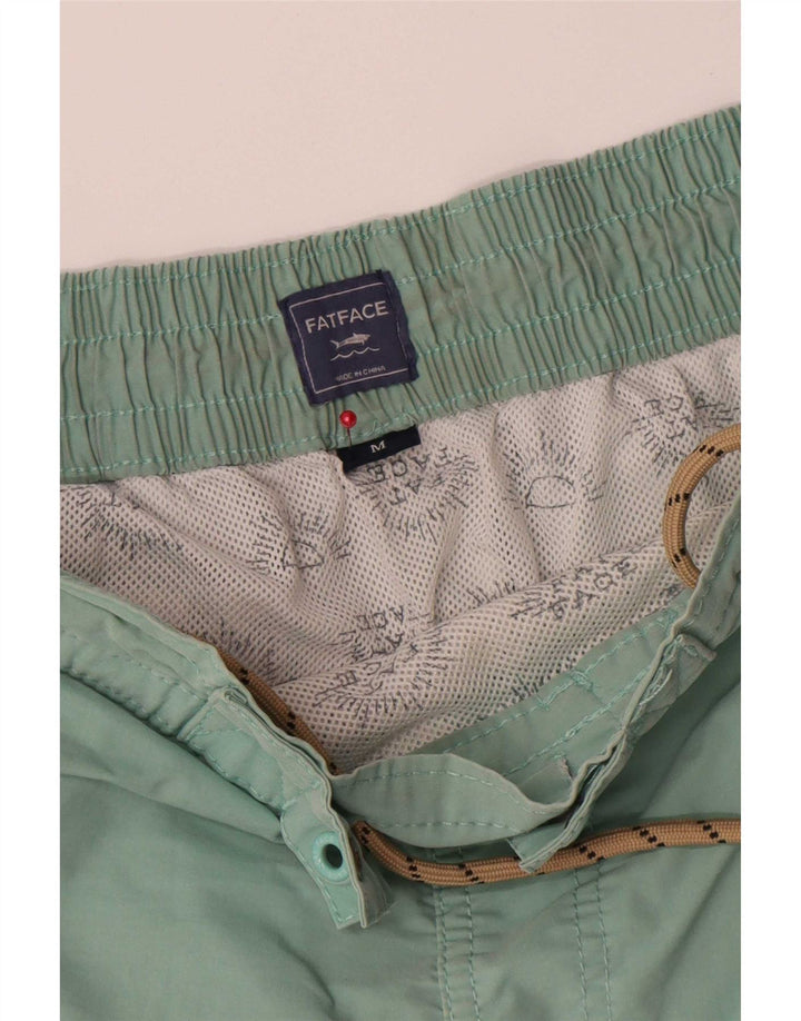 Bañador para hombre Fat Face Algodón verde medio