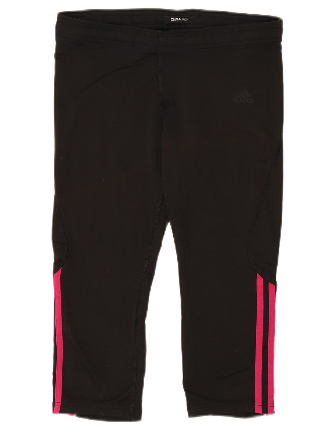 Adidas Clima 365 Capri Leggings para mujer Reino Unido 14 Mediano Negro Poliéster
