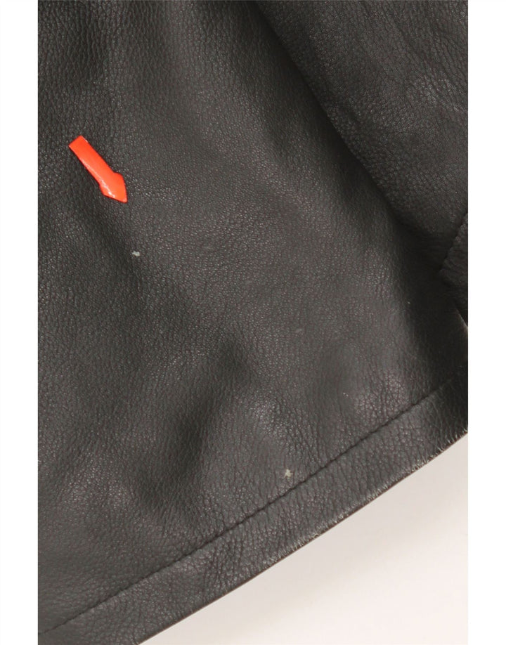 Conbipel Chaqueta de cuero para hombre IT 54 XL Cuero negro