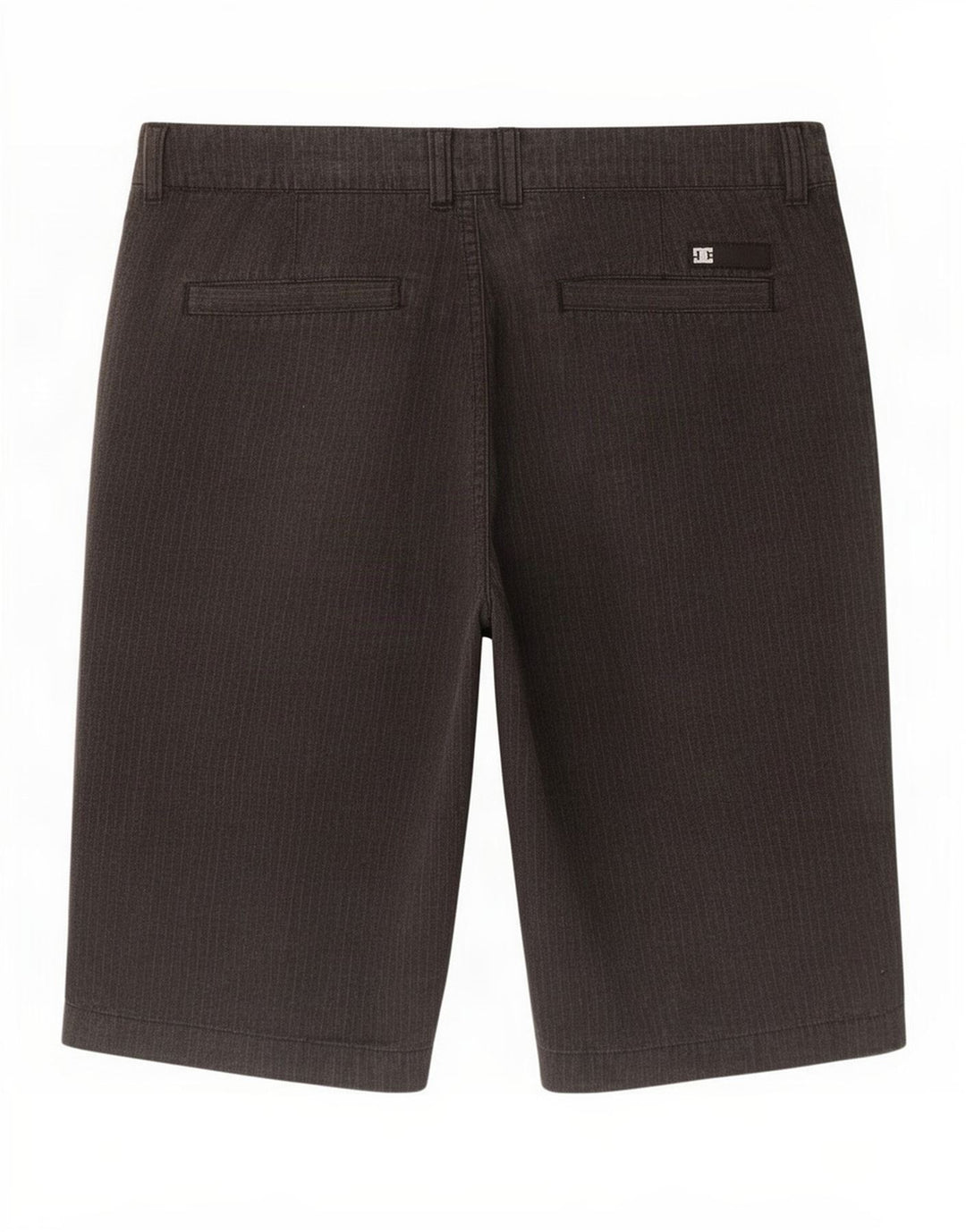 Pantalones cortos chinos DC para hombre medianos W30 algodón gris a rayas