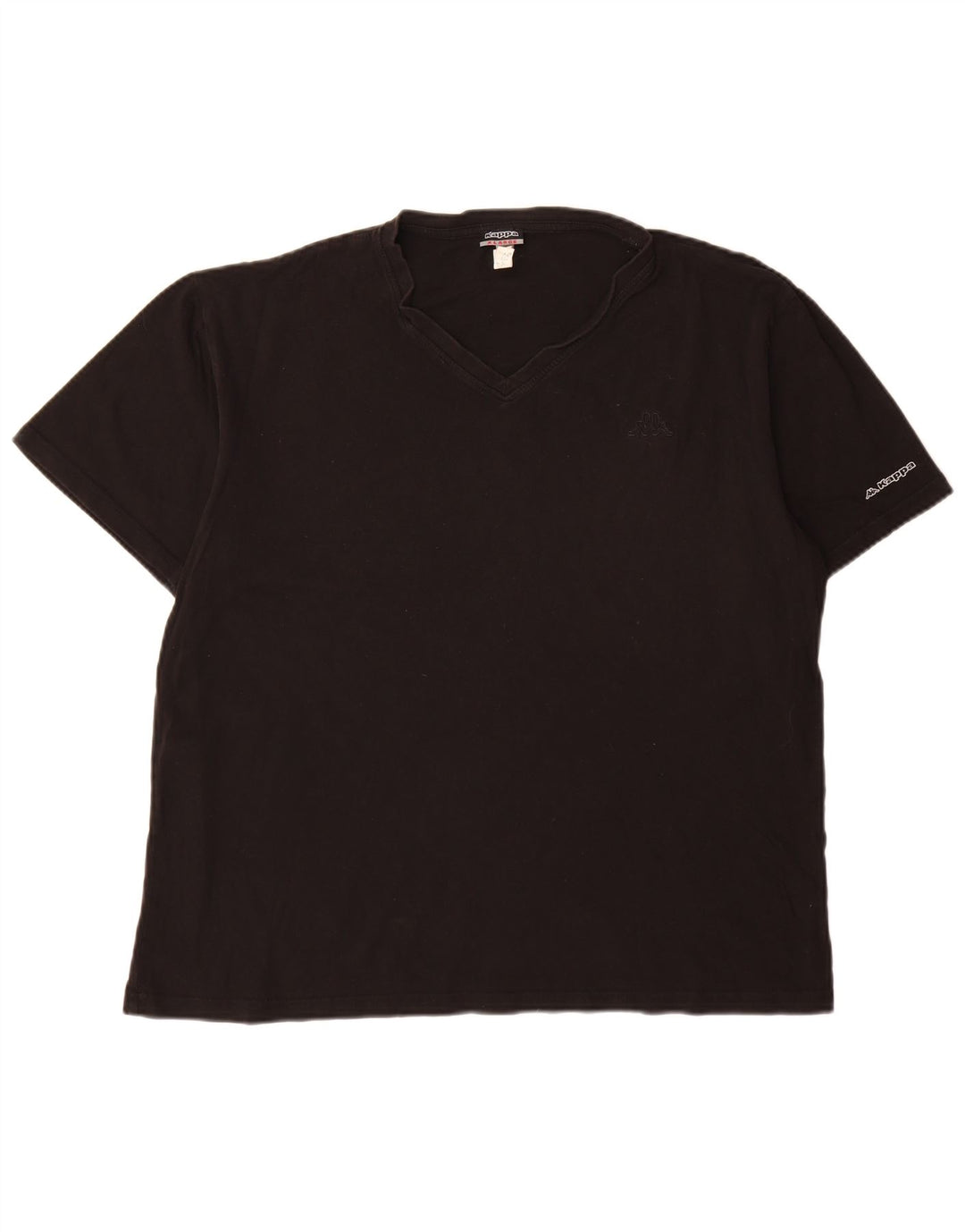 Kappa Camiseta Hombre Top XL Algodón Negro