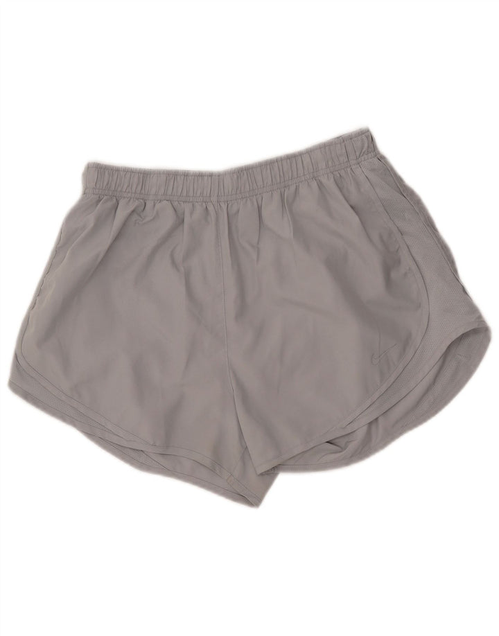 NIKE - Pantalones cortos deportivos Dri Fit para mujer, talla 40, talla grande, color gris