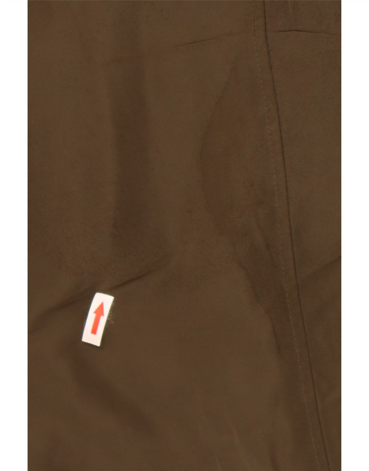 Zara Hombre Cazadora Bomber ES 38 Mediano Caqui Colorblock Poliéster