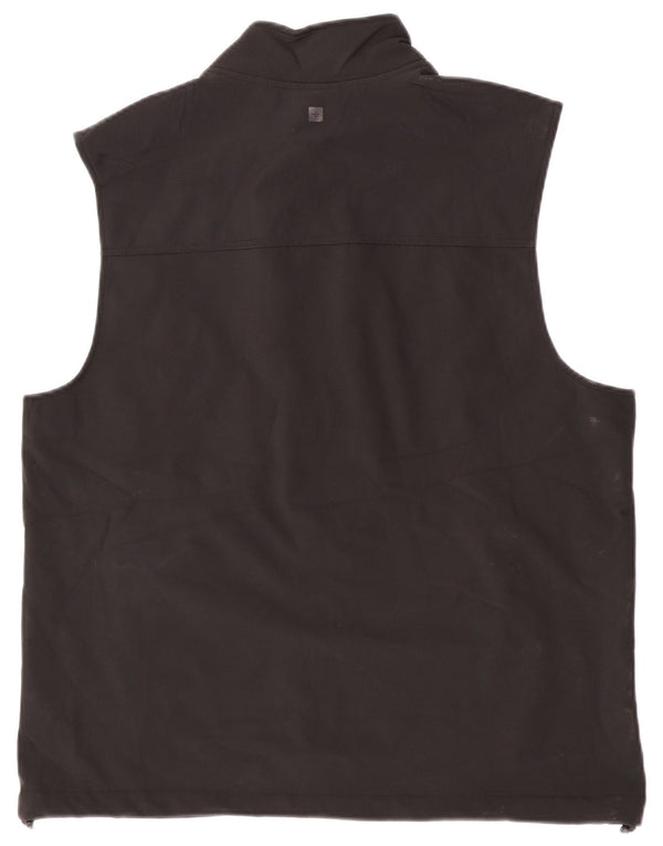 Mountain Warehouse Chaqueta de chándal sin mangas para hombre XL Poliéster negro