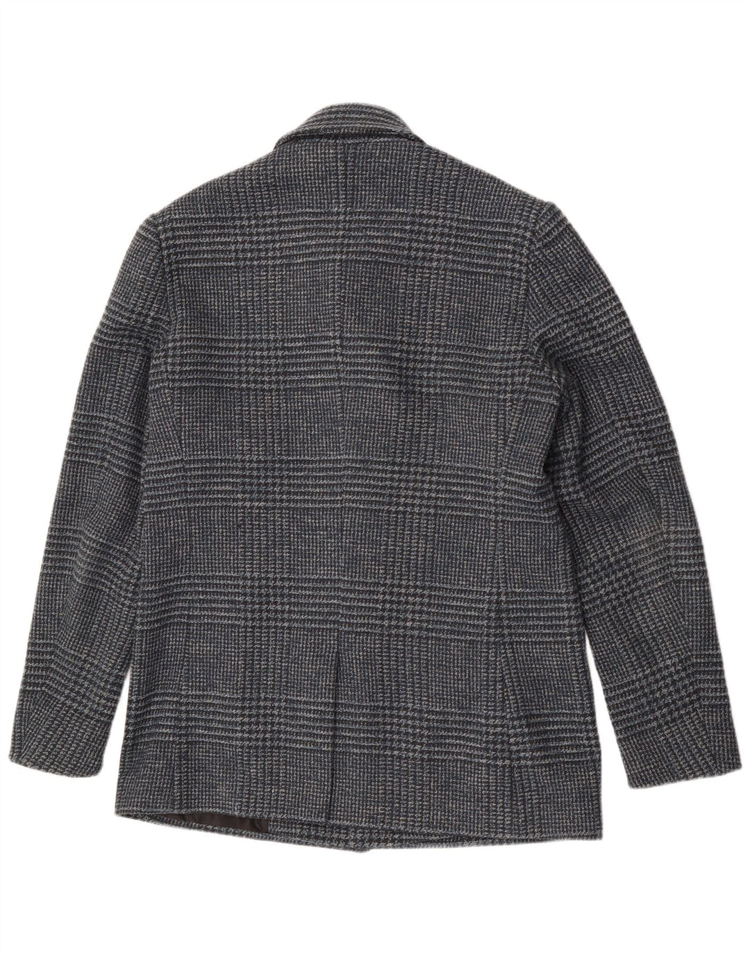 Chaqueta tipo blazer para hombre Calvin Klein UK 38 Pata de gallo azul medio