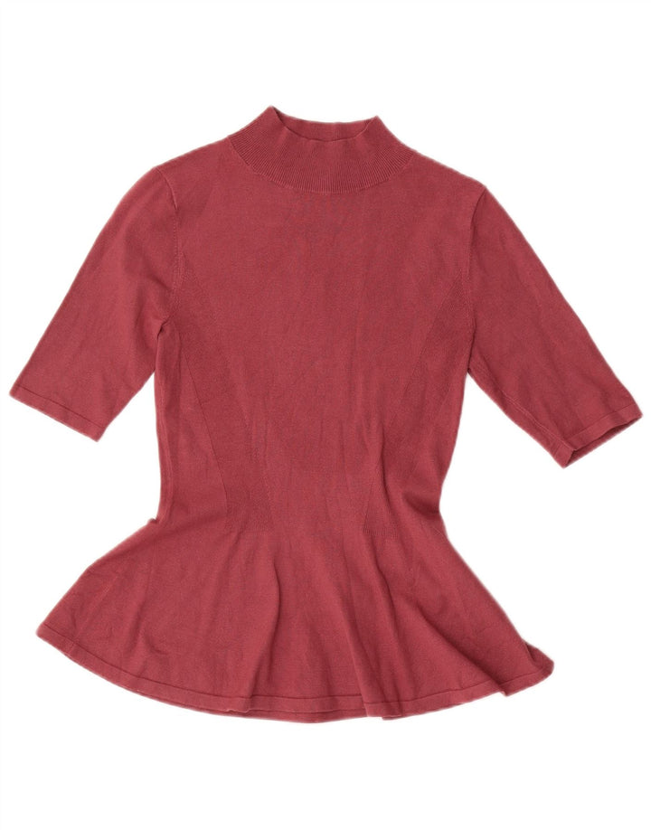 Massimo Dutti Blusa Mujer Top UK 8 Small Rojo