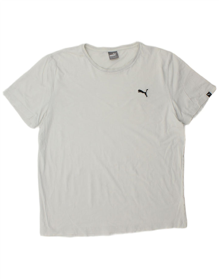 PUMA Mens T-Shirt Top XL White
