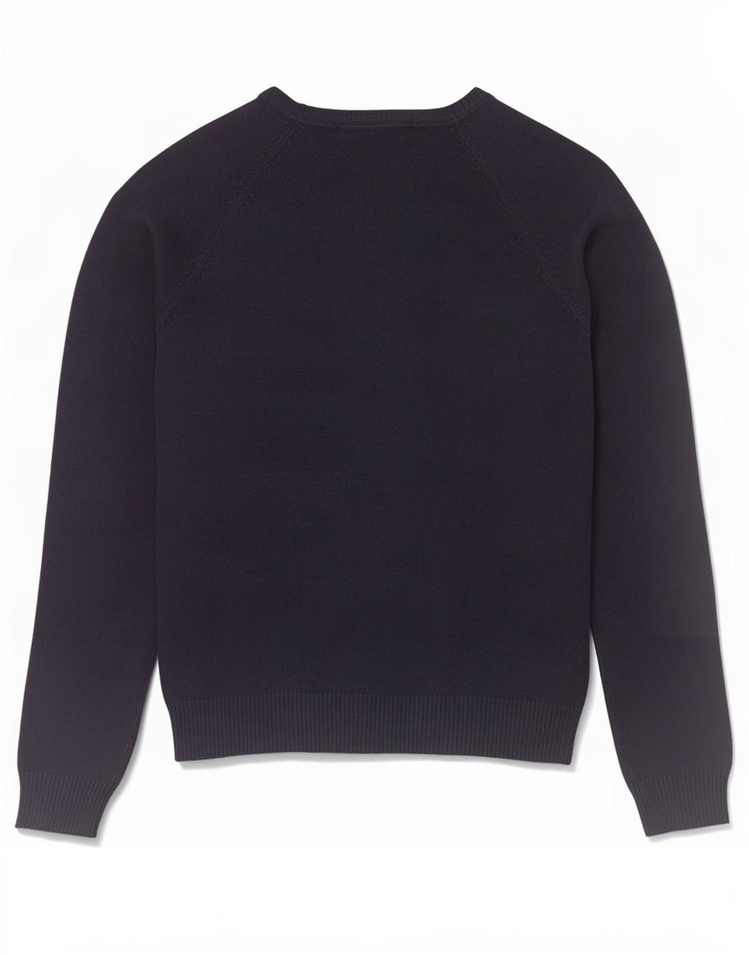 Zara - Jersey con cuello en V para mujer, talla 40, talla M, azul marino