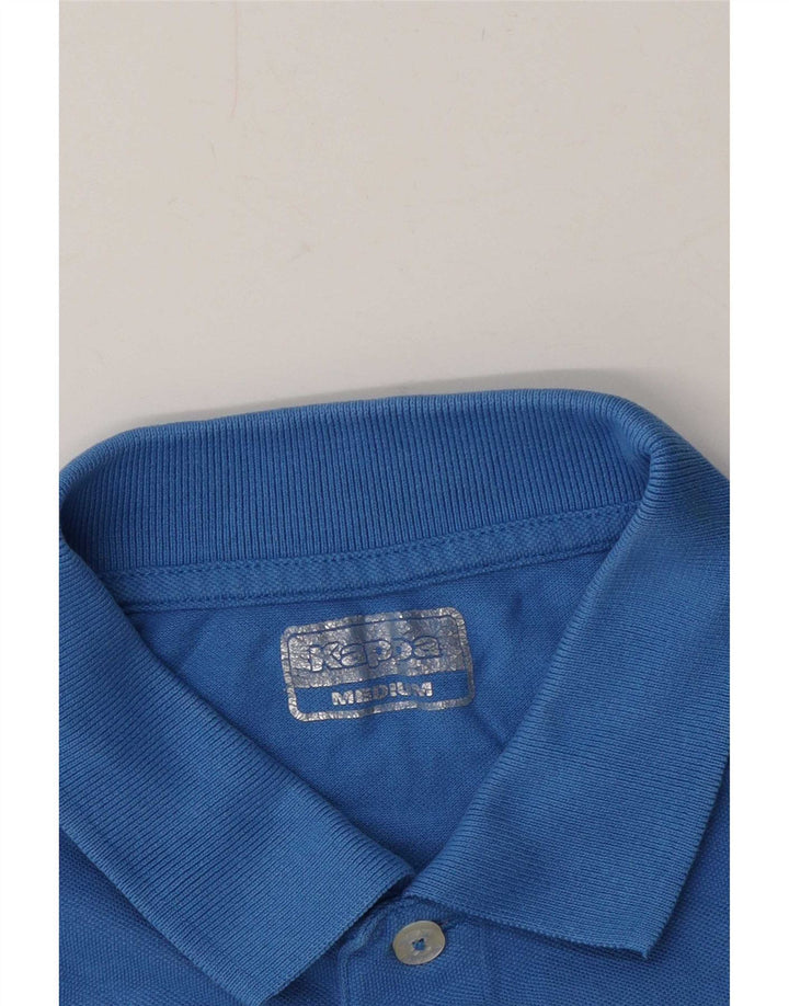 Kappa Polo de manga corta para hombre Azul medio