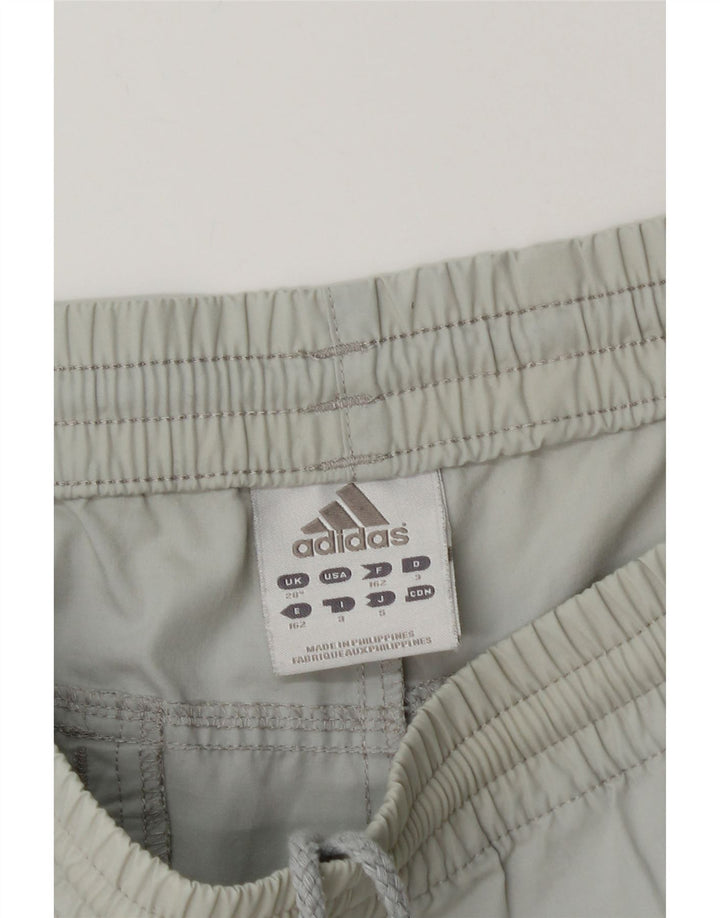 Adidas Pantalones de chándal para mujer UK 12 Poliéster gris medio
