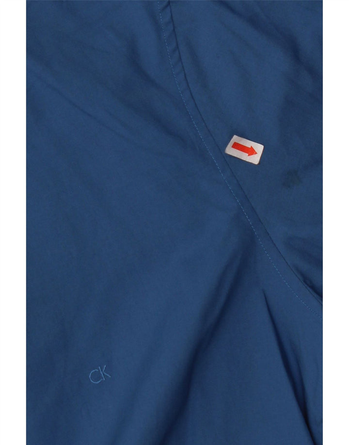 Camisa CALVIN KLEIN Slim Fit para hombre Talla 38 15 Algodón azul medio