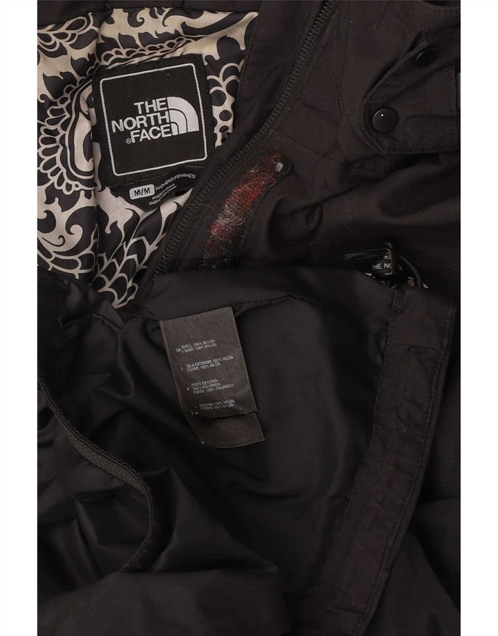 The North Face Chaqueta impermeable con capucha para mujer UK 12 Medium Black Nylon