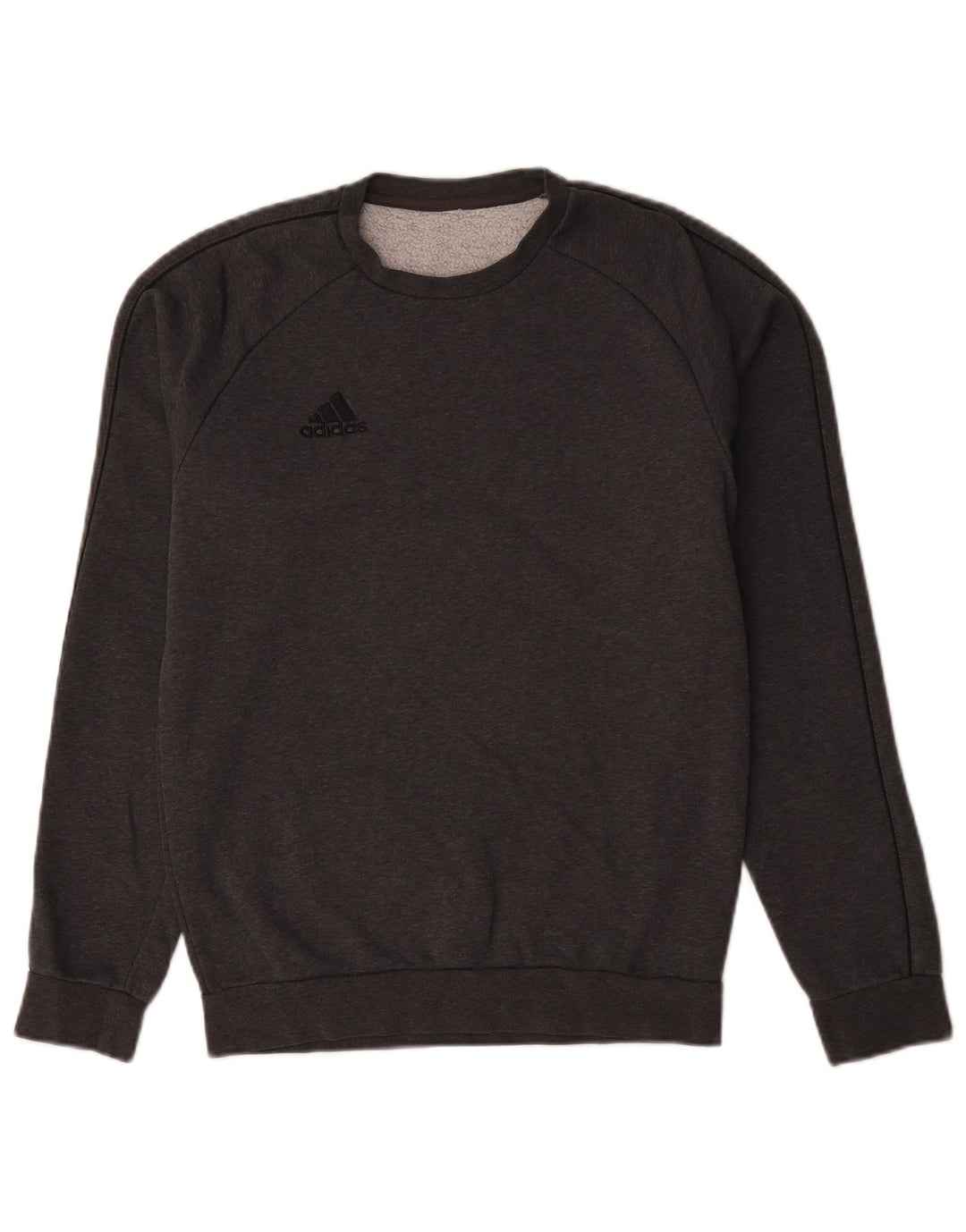 Adidas Hombre Sudadera Jumper Small Gris Algodón