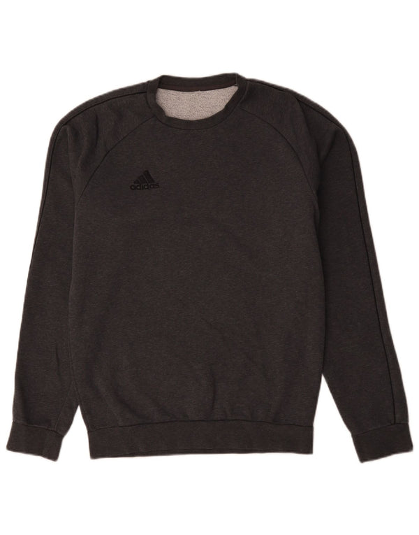 Adidas Hombre Sudadera Jumper Small Gris Algodón