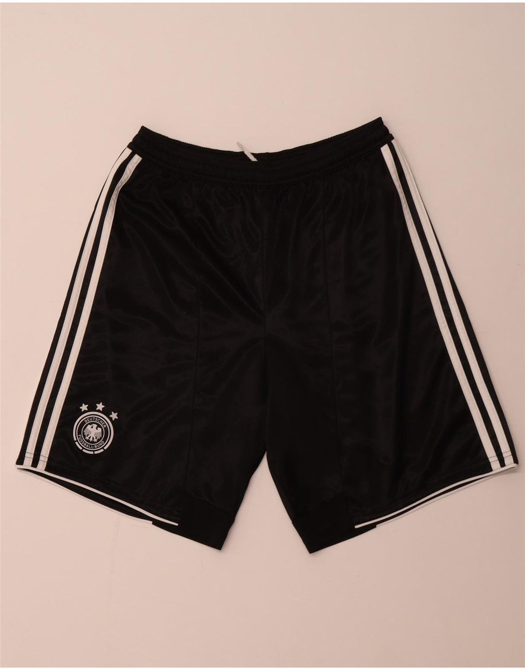ADIDAS Boys Deutscher Fussball Bund Pantalones cortos deportivos 15-16 años Negro