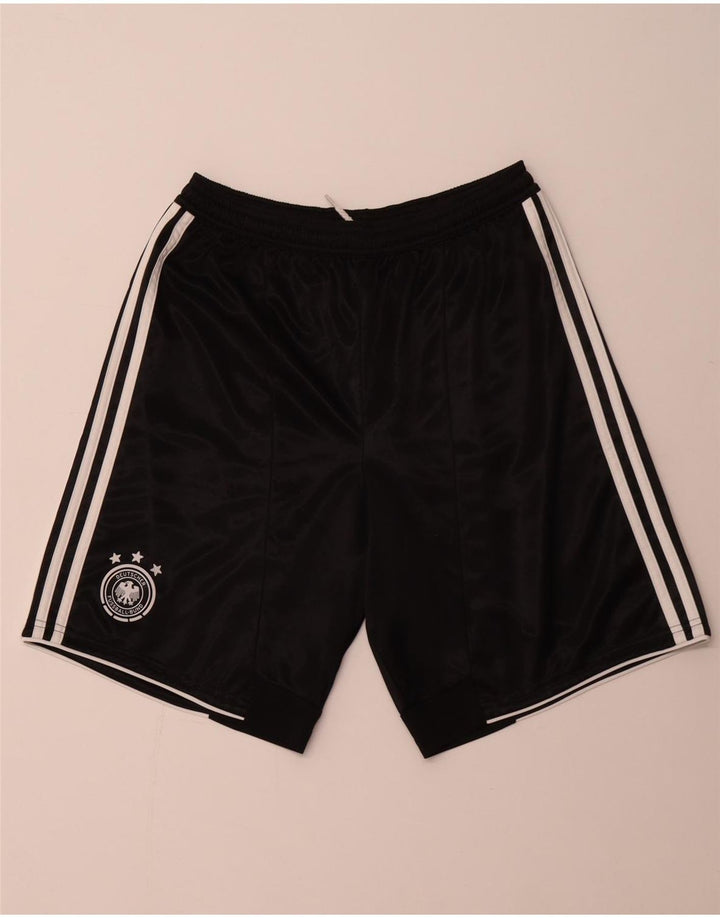ADIDAS Boys Deutscher Fussball Bund Pantalones cortos deportivos 15-16 años Negro
