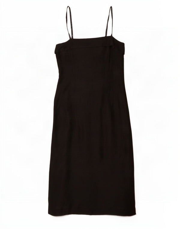 Brunella Vestido lencero para mujer UK 42 Viscosa negra mediana