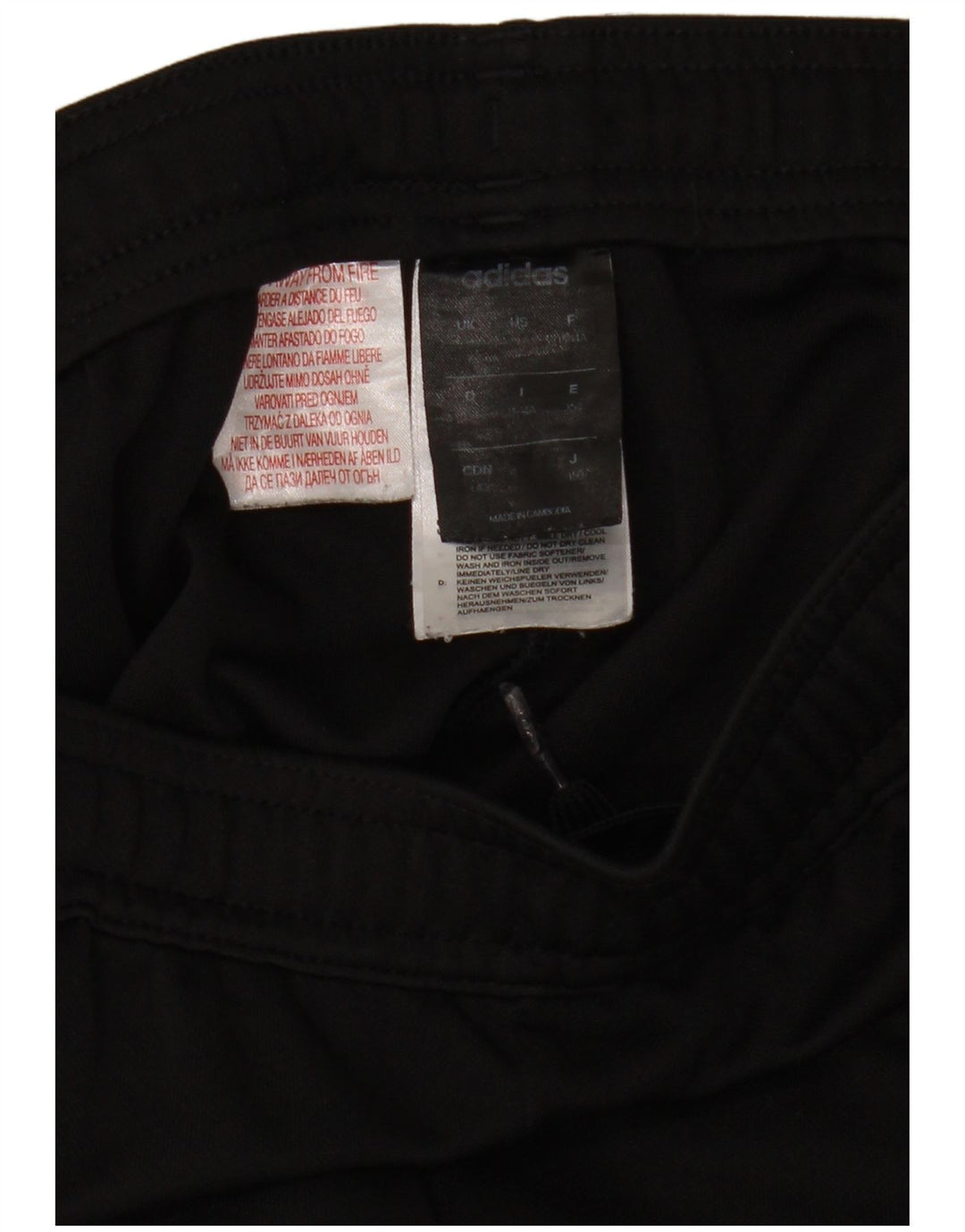 Adidas Pantalones de chándal Climalite para niño 13-14 años Negro Poliéster