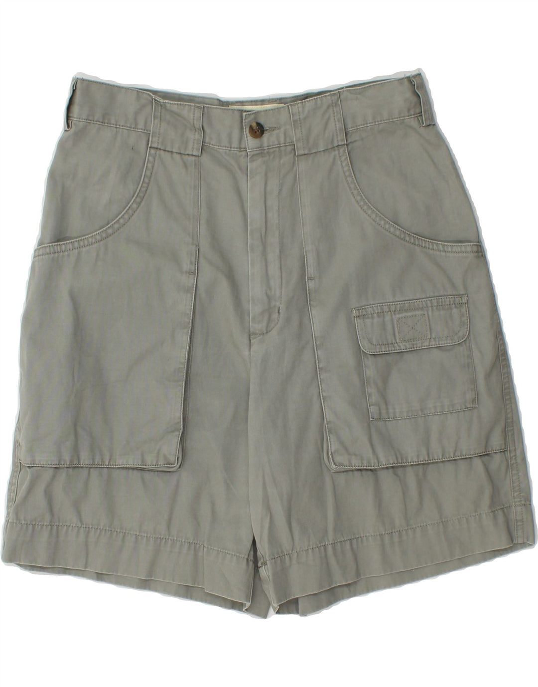 EDDIE BAUER Womens Cargo Shorts US 6 Medium W28 Green Cotton Vintage Eddie Bauer and Second-Hand Eddie Bauer from Messina Hembry 