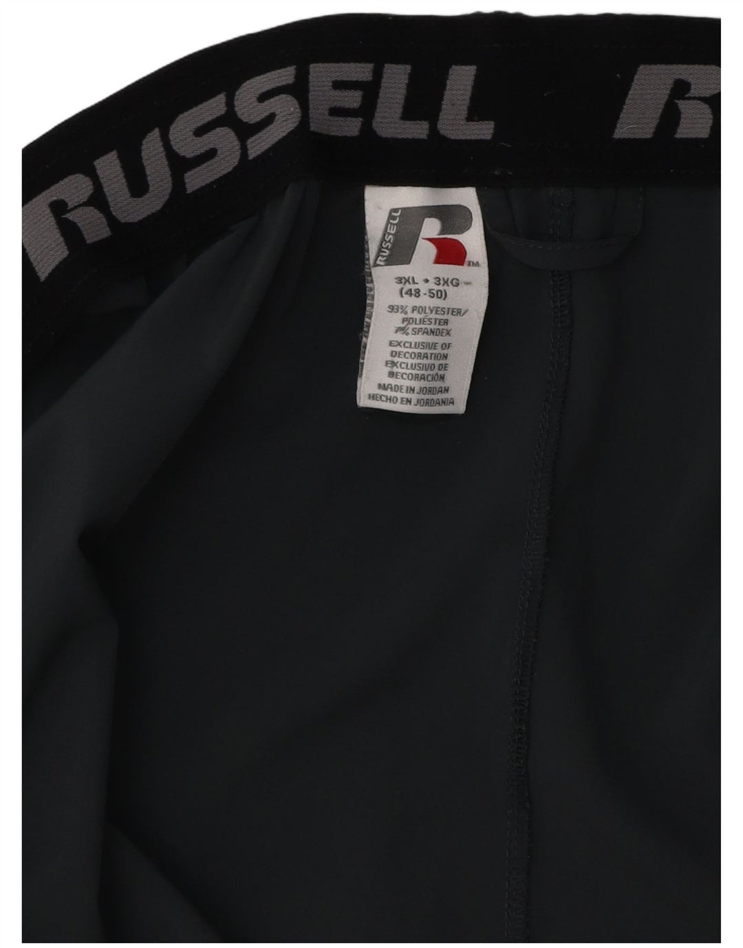 Russell Athletic Pantalones cortos deportivos Dri-Power para hombre 3XL Poliéster gris